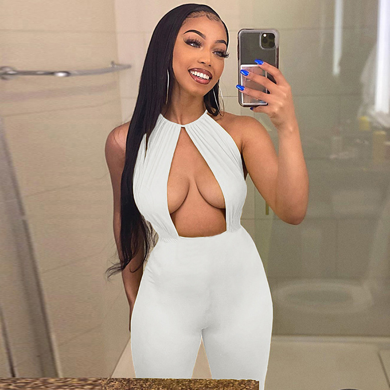 2021 New Autumn Women's Sexy Backless Lace-up Cutout Sports European and American Popular Lady's One Piece Jumpsuit Wbbp, Black
2021 New Autumn Women's Sexy Backless Lace-up Cutout Sports European and American Popular Lady's One Piece Jumpsuit Wbbp, Black