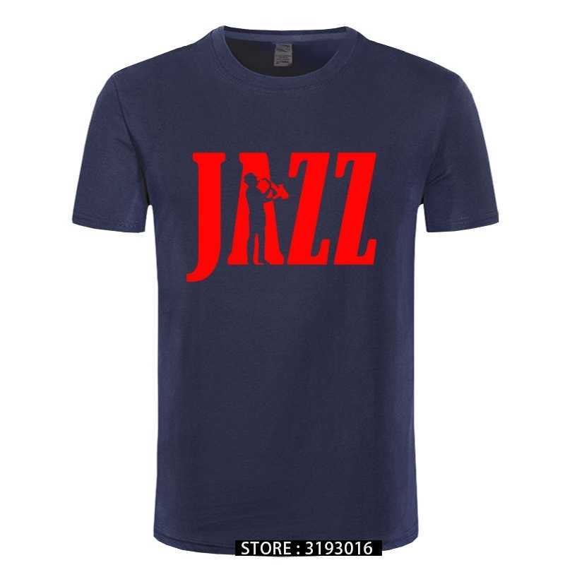 Funny Jazz Saxophone T Shirt Summer Autumn Camiseta Retro shirt Print Graphic Cotton Harajuku Streetwear Male 210629