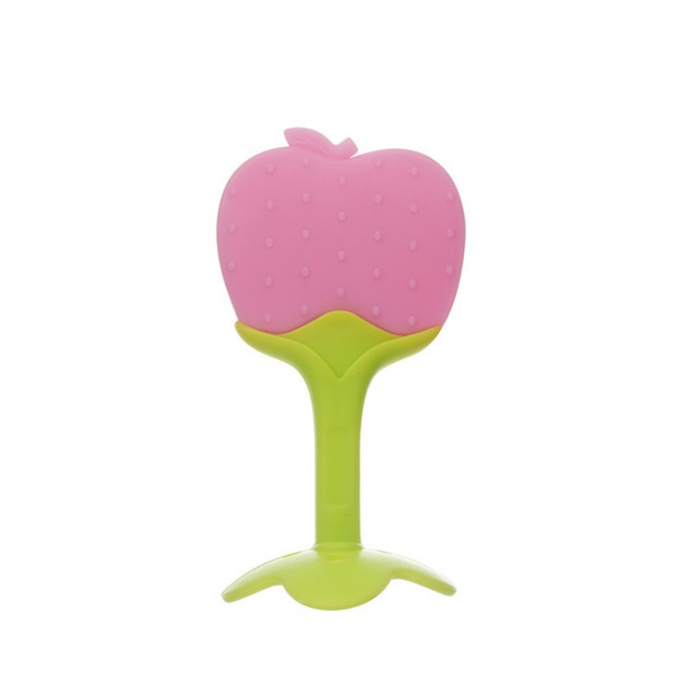 Wholesale 5-Pack Fruit Shape Teething Toys Baby Chews Newborn BPA-Free Silicone Food Grade Molar Teething Stick