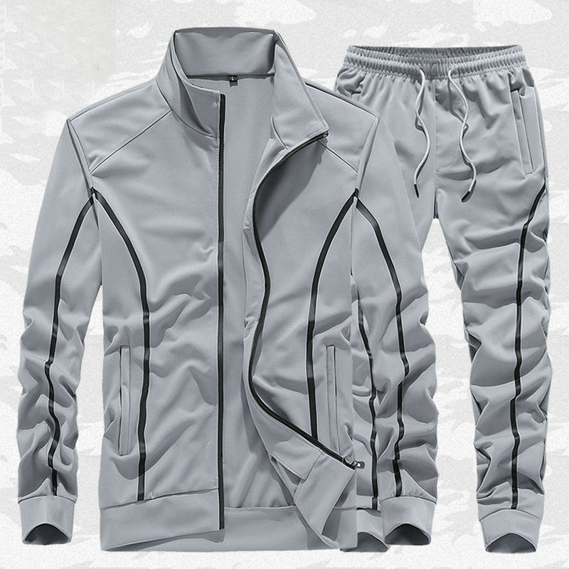 New Men's Sportswear Casual 2021 Autumn Tracksuit Two Pieces Sets Stand Collar Jackets +pants Joggers Track Suit Men Streetwear 785n Nvd2, Red
New Men's Sportswear Casual 2021 Autumn Tracksuit Two Pieces Sets Stand Collar Jackets +pants Joggers Track Suit Men Streetwear 785n Nvd2, Red