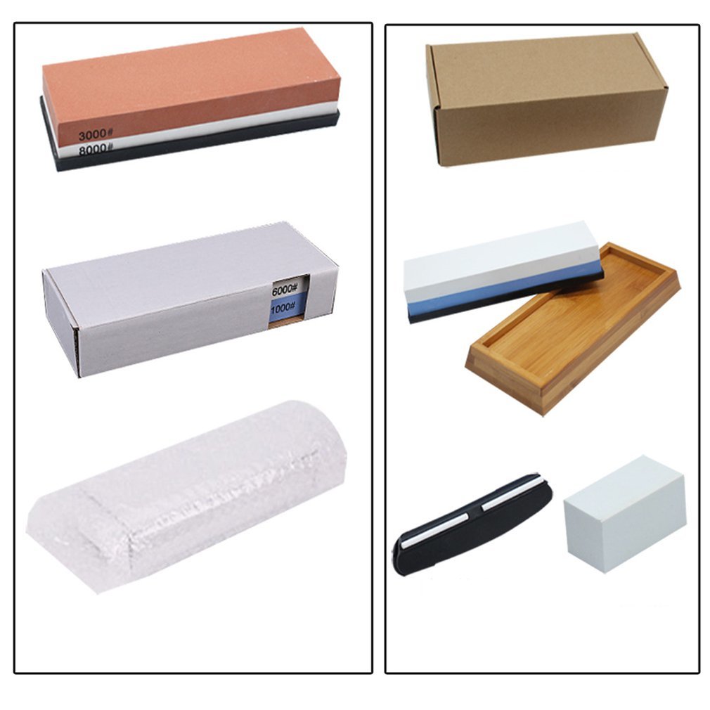 Sharpeners Kitchen Knives Sharpening Stones Set 400 8000 Grit Whetstone Kit with Flattener Knife Sharpner Waterstone Bar Grinding Stone
Sharpeners Kitchen Knives Sharpening Stones Set 400 8000 Grit Whetstone Kit with Flattener Knife Sharpner Waterstone Bar Grinding Stone