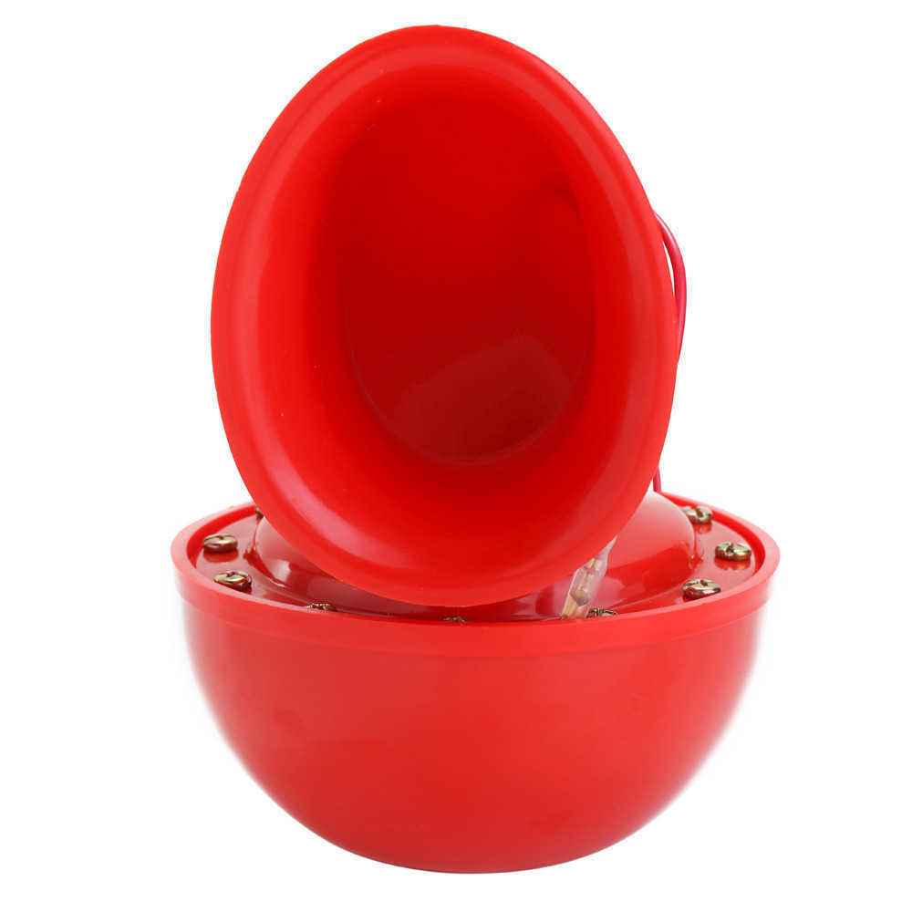 New Low Power Consumption Air Horn 12V Red Electric Bull Horn Loud 200DB Air Horn Raging Sound For Car Motorcycle Truck Boat