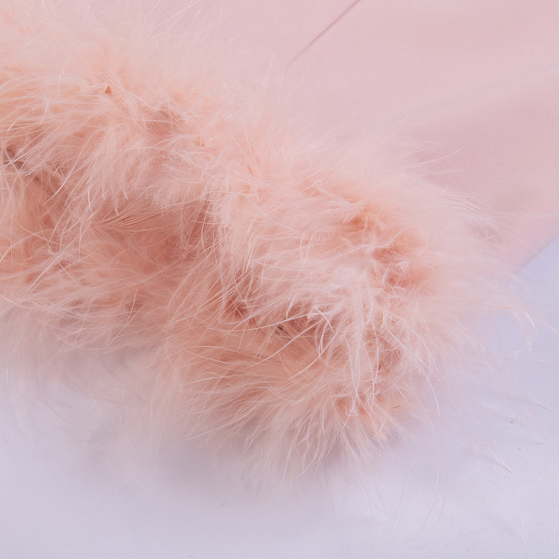 InstaHot Spaghetti Strap Fur Sexy Women Dress Spring Elegant Sheath Bodycon Mini Female Party Dresses Robe Femme Fashion 210309