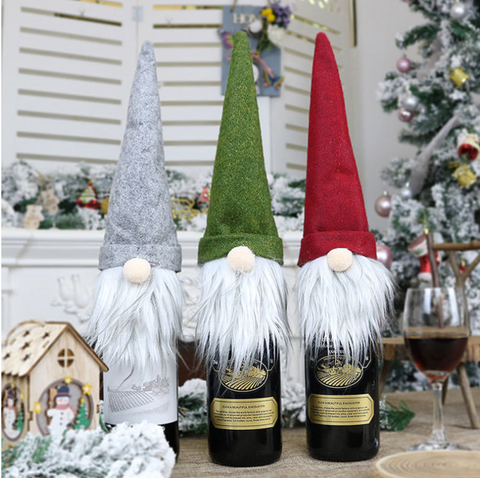 New Christmas Gift Bag Decorations Santa Claus Bag Wine Glass Bottle Set Christmas Champagne Decoration Wine Bag YHM119-1 ZWL
New Christmas Gift Bag Decorations Santa Claus Bag Wine Glass Bottle Set Christmas Champagne Decoration Wine Bag YHM119-1 ZWL