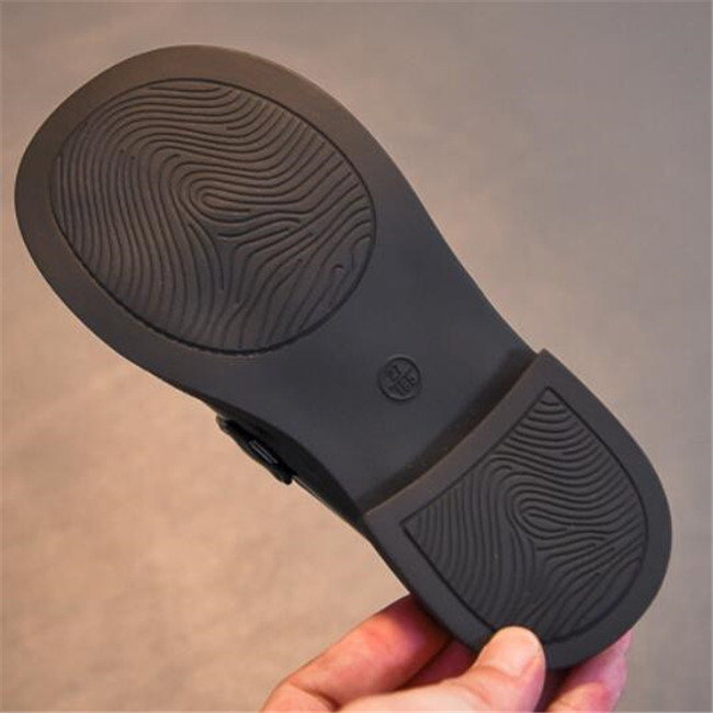 Kids Girls Casual Sneakers Black Leather Shoes Spring Autumn Loafers Toddler Boys Chain Slip on Shoes White Boat Shoe For Children