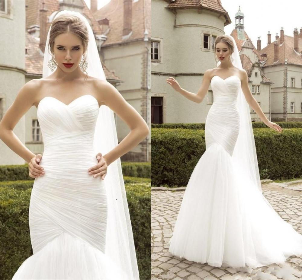 2021 Ensotek New Pleats Tulle Mermaid Wedding Lace Up White/ivory Marry Bridal Es Vestido De Festa Curto W3pw, Black
2021 Ensotek New Pleats Tulle Mermaid Wedding Lace Up White/ivory Marry Bridal Es Vestido De Festa Curto W3pw, Black