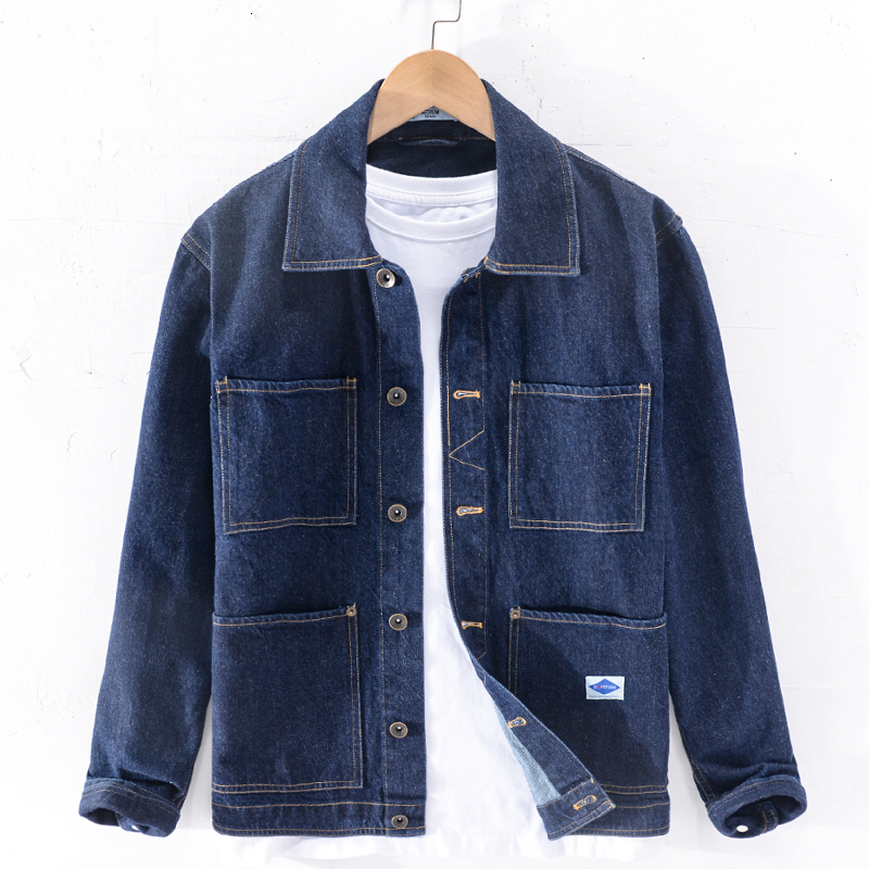 2021 New 100% Algodo Outono e Primavera Denim Marca De Moda Jaquetas Para Homens Casual Confortvel Jaqueta Masculina Topos 9eu2, Dark blue
2021 New 100% Algodo Outono e Primavera Denim Marca De Moda Jaquetas Para Homens Casual Confortvel Jaqueta Masculina Topos 9eu2, Dark blue