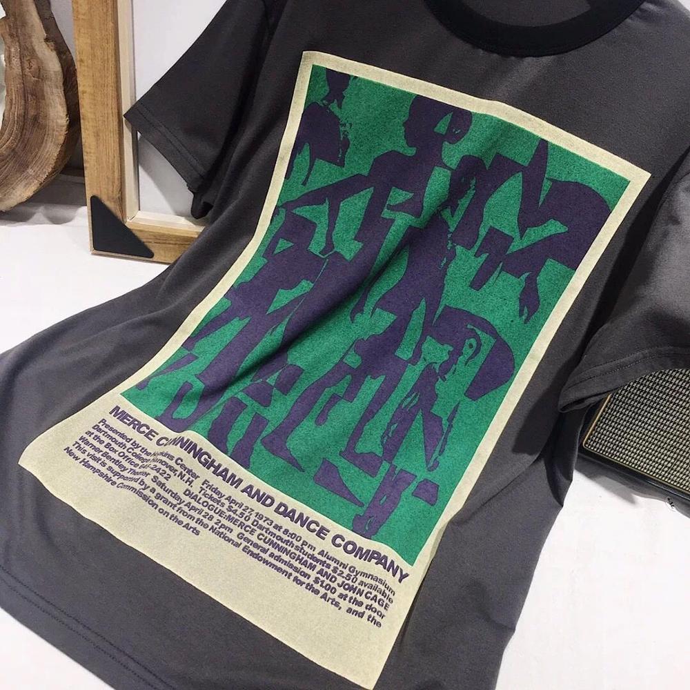 Women Letter Graffiti Print T-Shirt O-neck Summer T-shirt 210306