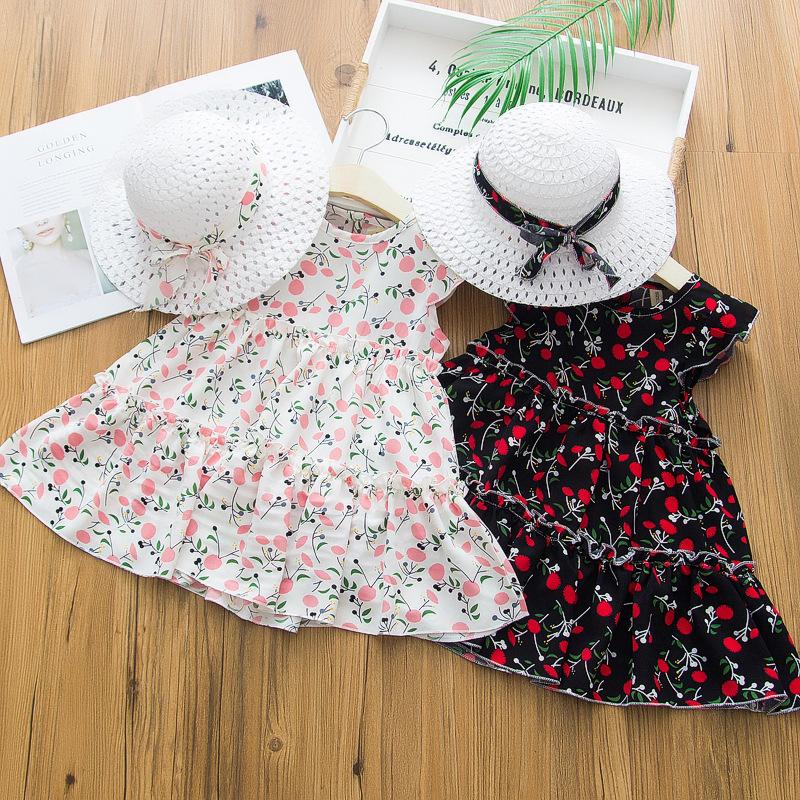 Girl's Dresses 2021 Baby Girl Summer Dress Korean Fashion 2pcs Set Floral Sweet Dress+Straw Hat Play Holiday Cotton Children Princess, Red;yellow
Girl's Dresses 2021 Baby Girl Summer Dress Korean Fashion 2pcs Set Floral Sweet Dress+Straw Hat Play Holiday Cotton Children Princess, Red;yellow