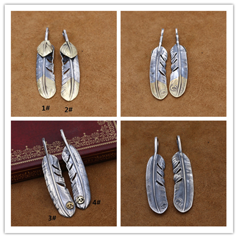 925 sterling silver handmade feather shape pendants designer jewelry antique silver crosses necklace pendants 2-tone colors without chain
925 sterling silver handmade feather shape pendants designer jewelry antique silver crosses necklace pendants 2-tone colors without chain