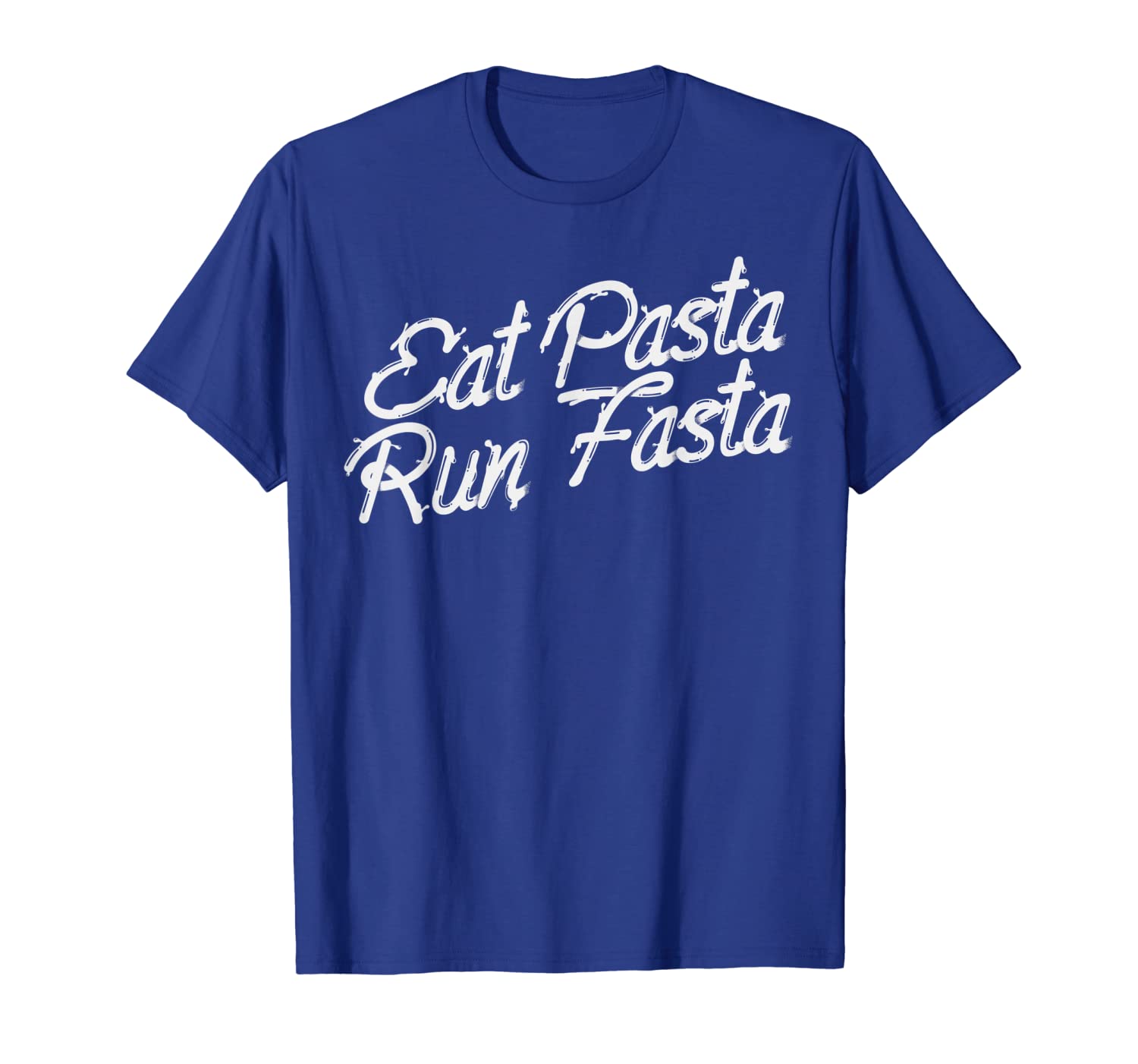 eat pasta run fasta noodles funny workout run runner gift t-shirt, White;black