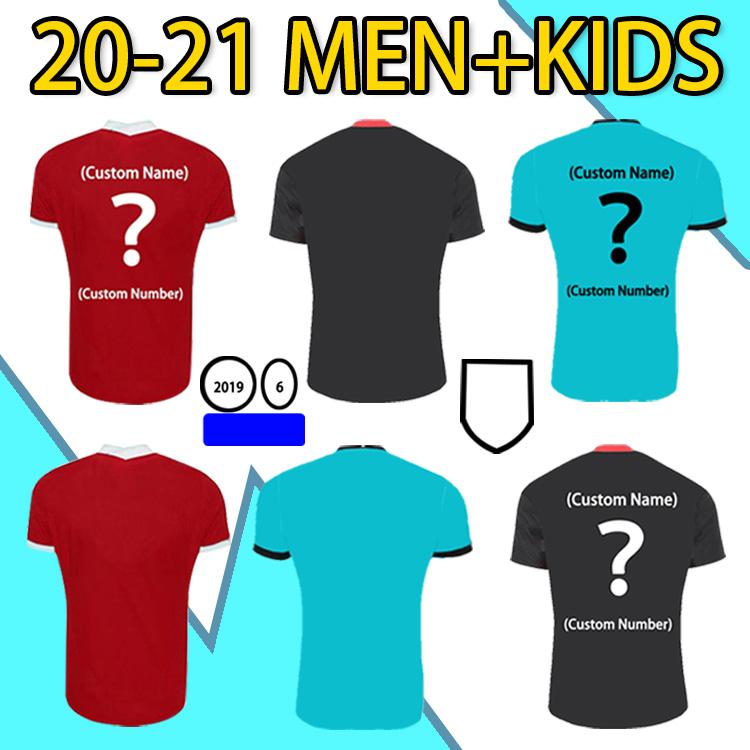 20 21 top quality Fans Version Home Away Soccer Jersey VIRGIL FIRMINO MANé M. SALAH HENDERSON ROBERTSON Man + Kids Short sleeve sports shirt