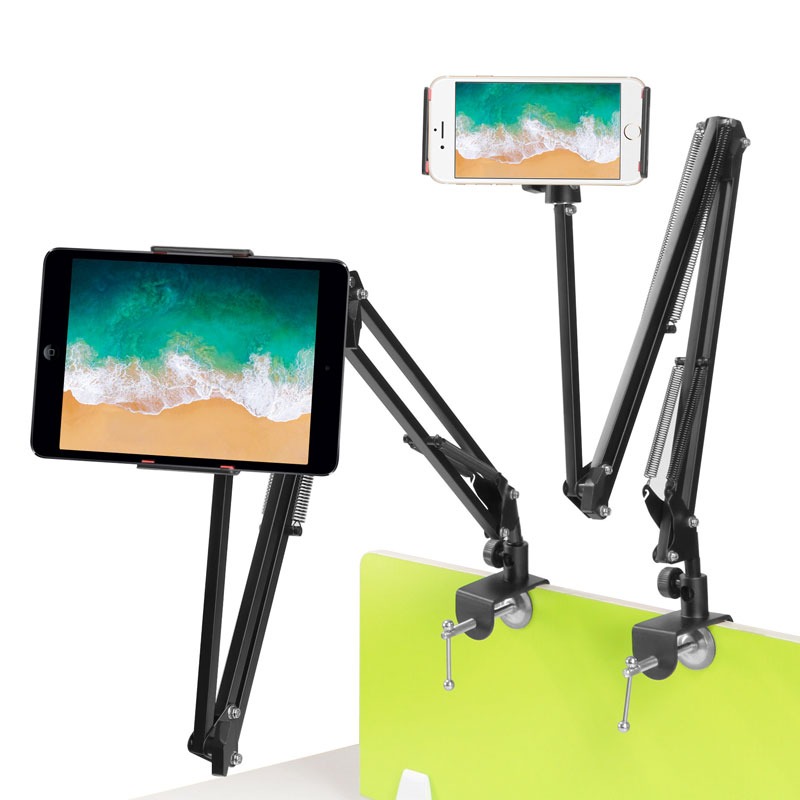 to 11 6 Inch Mobile Phone Tablet Holder Stand 360 Degree Flexible Long Arm Lazy Universal Tablet Stand For iPad 30