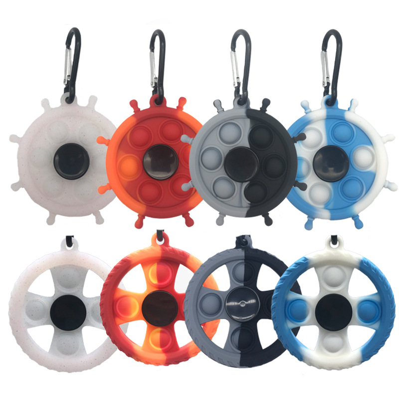 Luminous Fidget Toys Finger gyro glow-in-the-night silicone rat control pioneer decompression toys key ring Keychain
Luminous Fidget Toys Finger gyro glow-in-the-night silicone rat control pioneer decompression toys key ring Keychain