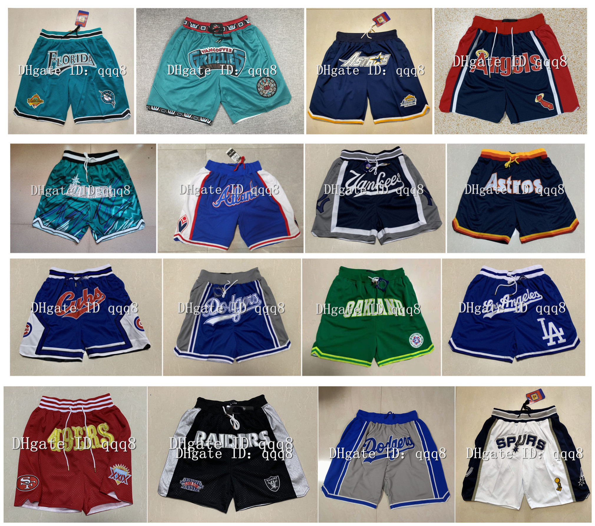 Top Quality ! Baseball Shorts Marlins Football Pocket Shorts Team basket Sport Shorts Pants Suns pantalones cortos Black White Blue
Top Quality ! Baseball Shorts Marlins Football Pocket Shorts Team basket Sport Shorts Pants Suns pantalones cortos Black White Blue