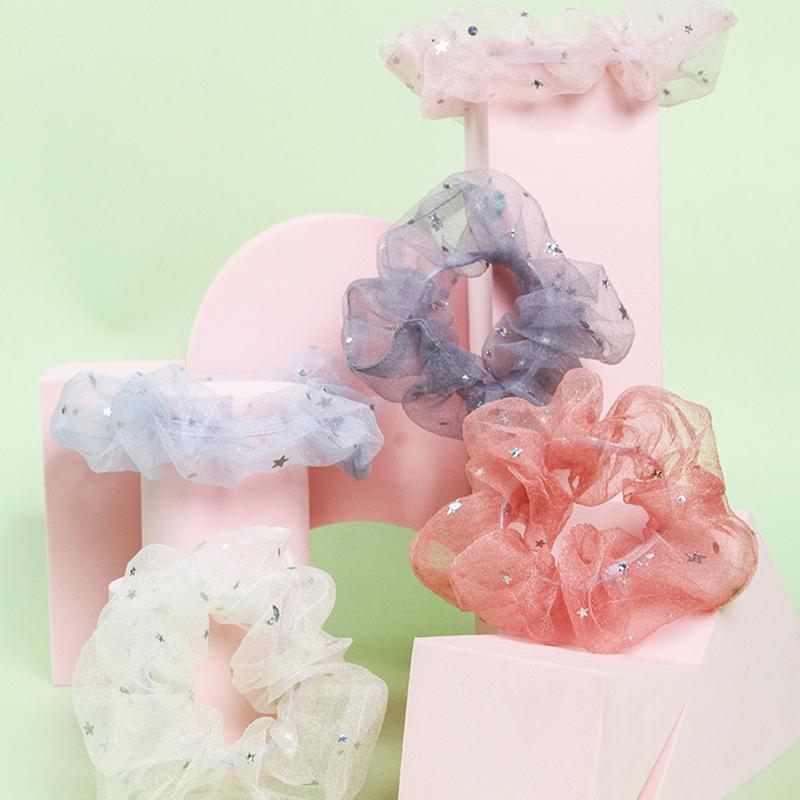 INS Korean Women Elastic Cute Lace Hair Bands Shiny Glitter Star Girls Mesh Scrunchie Headwear Hair Ties Tulle Accessories
INS Korean Women Elastic Cute Lace Hair Bands Shiny Glitter Star Girls Mesh Scrunchie Headwear Hair Ties Tulle Accessories