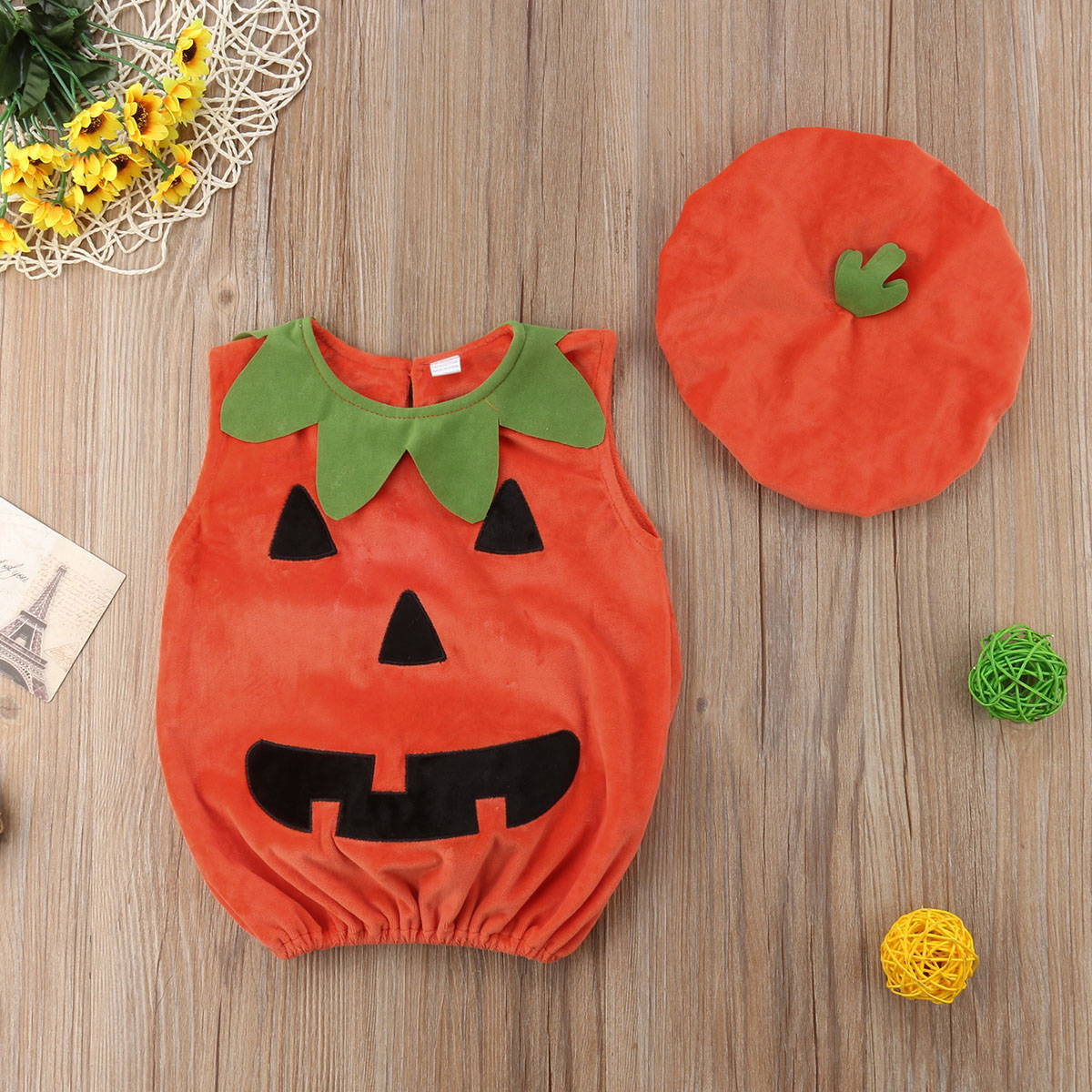 0-3Y Newly Cosplay Halloween Toddler Baby Kid Pumpkin Print Sleeveless Romper Jumpsuits Tops+Hats Baby Clothes 2PCS Costumes, Default color
0-3Y Newly Cosplay Halloween Toddler Baby Kid Pumpkin Print Sleeveless Romper Jumpsuits Tops+Hats Baby Clothes 2PCS Costumes, Default color