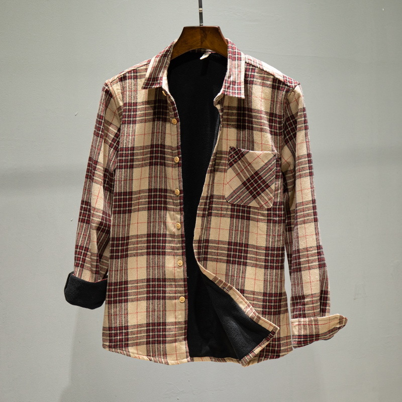 2021 New Outono e Inverno Manga Comprida De Algodo Puro Camisa Masculina Marca Xadrez Camisas Para Homem Casual Thicking Veludo Vp37, Khaki
2021 New Outono e Inverno Manga Comprida De Algodo Puro Camisa Masculina Marca Xadrez Camisas Para Homem Casual Thicking Veludo Vp37, Khaki