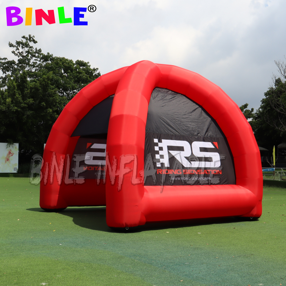 Lightweight Inflatable Event Dome Tent Portable spider Domes Tents Promotion Gazebo with Custom Printing Blower 5mWx 5mL