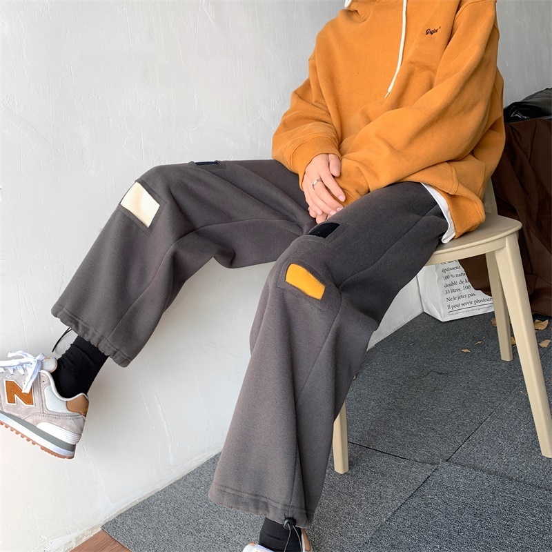 2021 New Men's Fashion Trend Straight Patch Leisure Cotton Casual Pants Loose Trousers Active Elastic Joggers Sweatpants M-2xl Dolj, Black
2021 New Men's Fashion Trend Straight Patch Leisure Cotton Casual Pants Loose Trousers Active Elastic Joggers Sweatpants M-2xl Dolj, Black