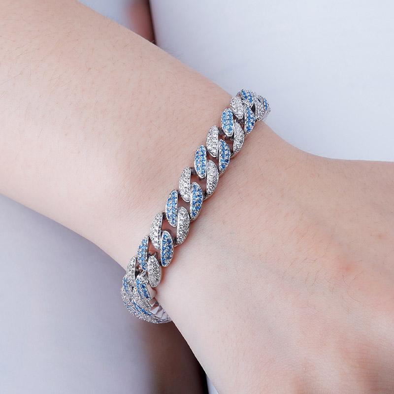 Link, Chain 2021 9mm Bracelet High Quality Iced Micro Pave Cubic Zirconia Hip Hop Rock Fashion Jewelry Women For Gift 7inch 8inch
Link, Chain 2021 9mm Bracelet High Quality Iced Micro Pave Cubic Zirconia Hip Hop Rock Fashion Jewelry Women For Gift 7inch 8inch