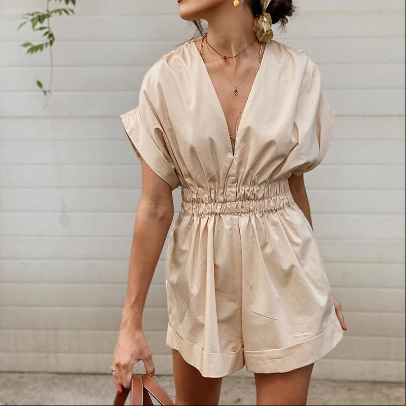 merodi casual summer za beige womens rompers solid loose playsuits chic fashion pleated elastic high waist short jumpsuits, Black;white
merodi casual summer za beige womens rompers solid loose playsuits chic fashion pleated elastic high waist short jumpsuits, Black;white