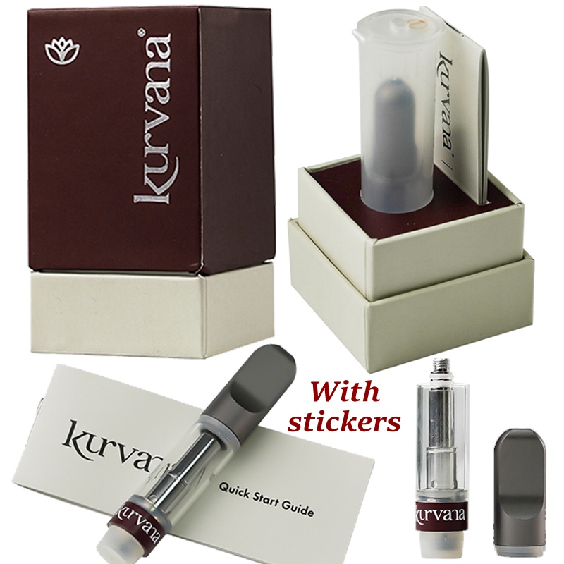 No Leak Kurvana Vape Cartridges Oil Carts 510 Thread 0.8ml Atomizers Stickers Ceramic Coil Vape Pen Glass Tank Wax Thick Dab Packaging Empty
No Leak Kurvana Vape Cartridges Oil Carts 510 Thread 0.8ml Atomizers Stickers Ceramic Coil Vape Pen Glass Tank Wax Thick Dab Packaging Empty