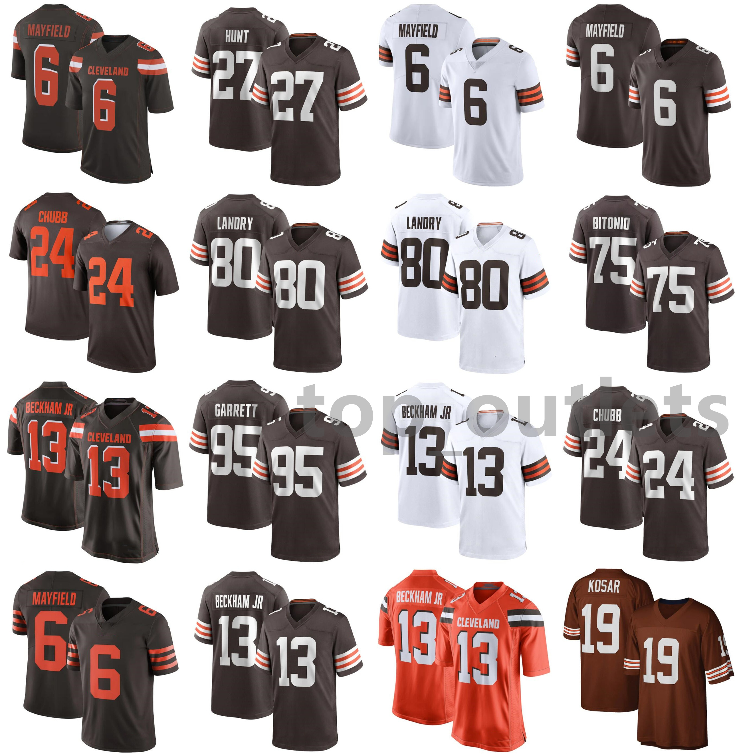 2021 American Football Jerseys Browns Jersey Baker 6 Mayfield Bernie 19 Kosar Jarvis 80 Landry Joel 75 Bitonio Kareem 27 Hunt Nick Chubb Stitched Size S, Brown
2021 American Football Jerseys Browns Jersey Baker 6 Mayfield Bernie 19 Kosar Jarvis 80 Landry Joel 75 Bitonio Kareem 27 Hunt Nick Chubb Stitched Size S, Brown