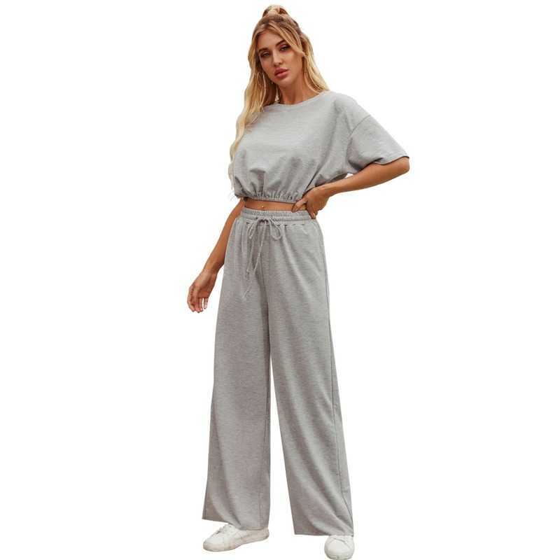 Fashion Loose Summer Woman Tshirts Causal Solid Short Sleeve Streetwear Women Sexy Tops W9124 210526