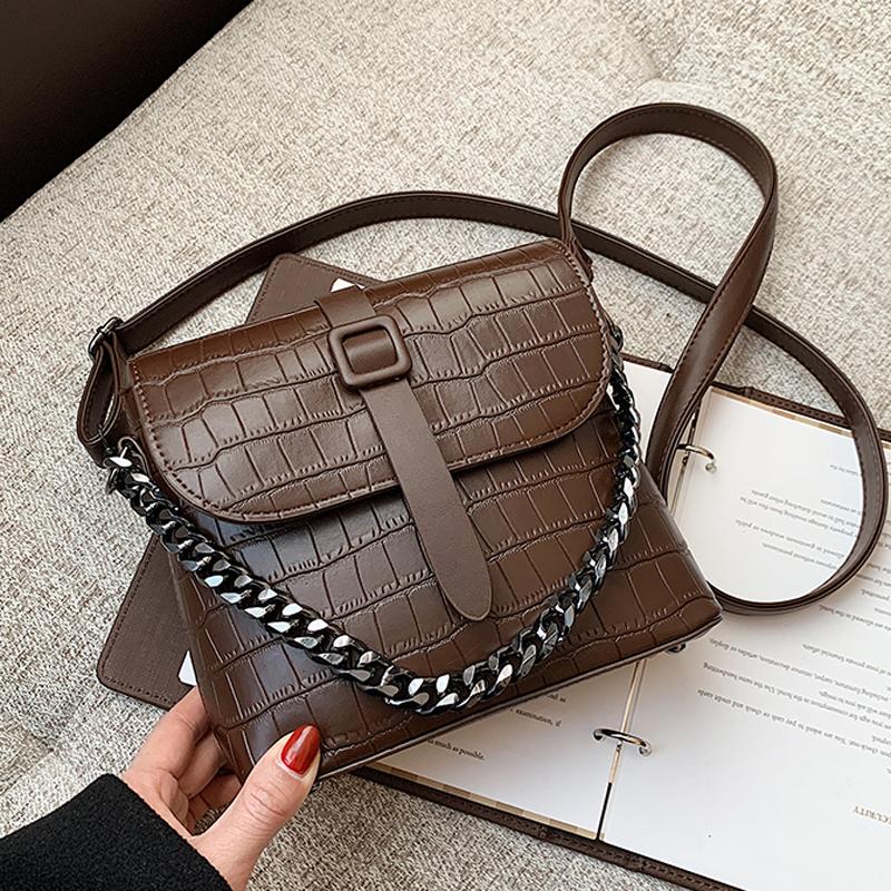 Stone Pattern PU Leather Crossbody Bags for Women 2021 Retro Trending Chain Shoulder Bag Lady Luxury Flap Handbags and Purses, Black
Stone Pattern PU Leather Crossbody Bags for Women 2021 Retro Trending Chain Shoulder Bag Lady Luxury Flap Handbags and Purses, Black