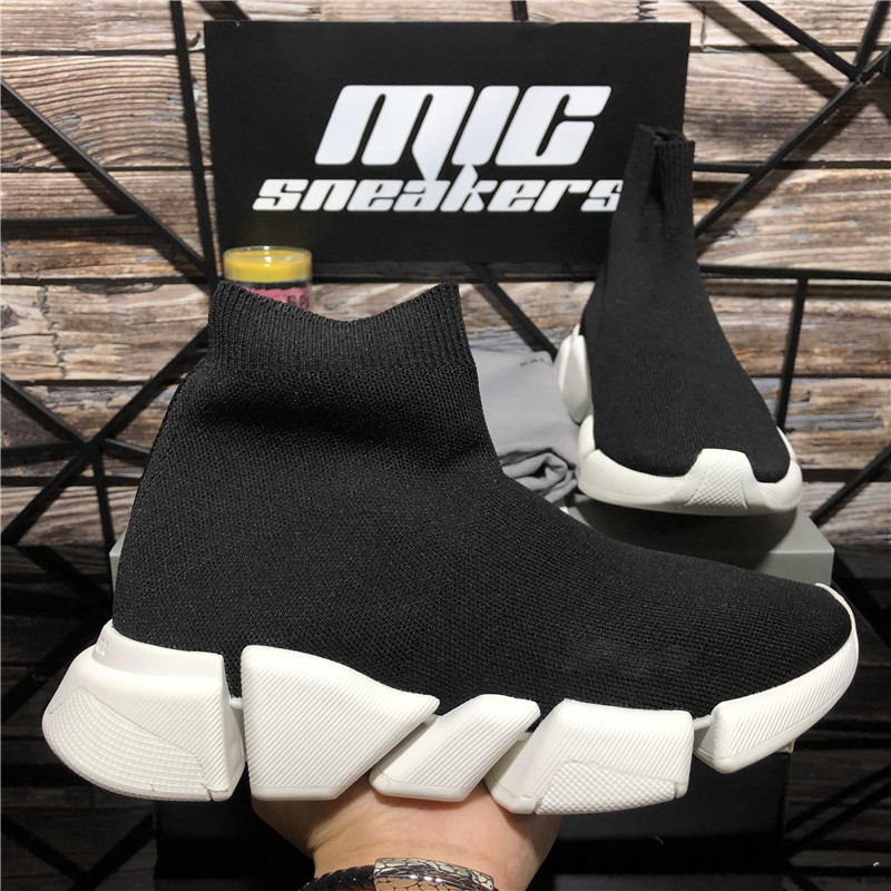 Top Quality Luxury Brand Designer Men Women Socks Running Shoes Paris Knitting Mesh Speed 2.0 Runner Sock Boots Black White Slip On Triple S Sports Sneakers With Box, Customize
Top Quality Luxury Brand Designer Men Women Socks Running Shoes Paris Knitting Mesh Speed 2.0 Runner Sock Boots Black White Slip On Triple S Sports Sneakers With Box, Customize