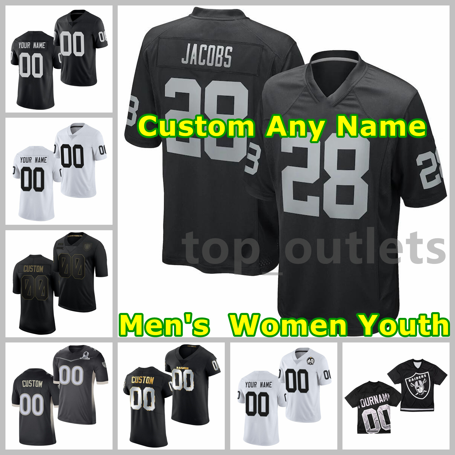Raiders American Football Jerseys Josh 28 Jacobs Jersey Darren 83 Waller Maxx 98 Crosby Henry 11 Ruggs III Derek 4 Carr Antonio 84 Brown Khalil 52 Mack Custom Stitched, As photo
Raiders American Football Jerseys Josh 28 Jacobs Jersey Darren 83 Waller Maxx 98 Crosby Henry 11 Ruggs III Derek 4 Carr Antonio 84 Brown Khalil 52 Mack Custom Stitched, As photo