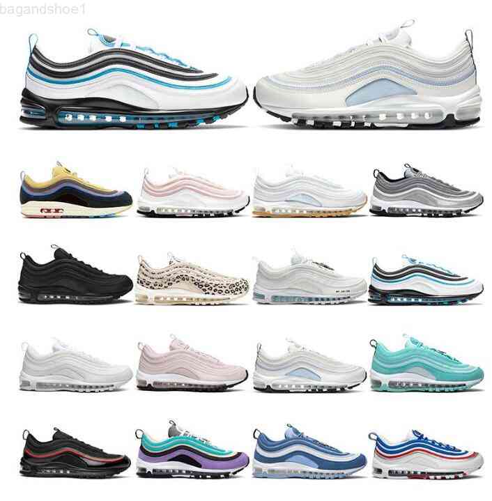 97 running shoes men's women's triple white black ghost sail laser blue silver university red pink cream sneakers outdoor sports running A5C0, 48
97 running shoes men's women's triple white black ghost sail laser blue silver university red pink cream sneakers outdoor sports running A5C0, 48