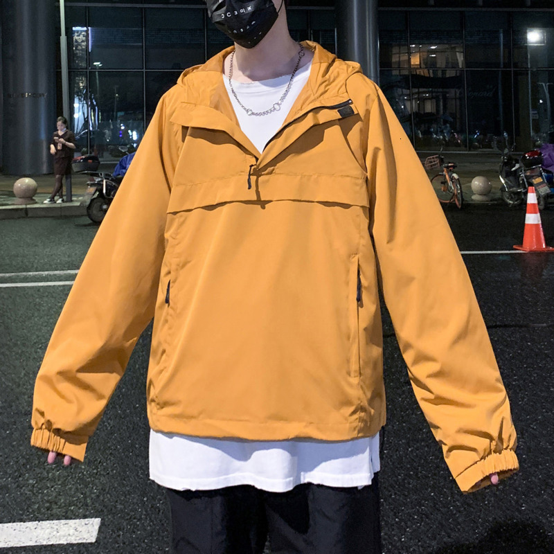 2021 New Autumn Men's Fashion Solid Color Casual Hooded Track Jackets Mens Streetwear Loose Hip-hop Bomber Jacket Men S-2xl Rwch, Yellow
2021 New Autumn Men's Fashion Solid Color Casual Hooded Track Jackets Mens Streetwear Loose Hip-hop Bomber Jacket Men S-2xl Rwch, Yellow