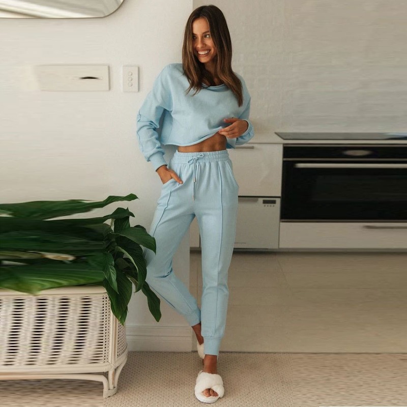 New Two Piece Set Sport Suit for Women 2021 Autumn Winter Long Sleeve Crop Sweatshirt +drawstring Pants Woman Warm Tracksuit 3 Color Ycs5, Gray
New Two Piece Set Sport Suit for Women 2021 Autumn Winter Long Sleeve Crop Sweatshirt +drawstring Pants Woman Warm Tracksuit 3 Color Ycs5, Gray