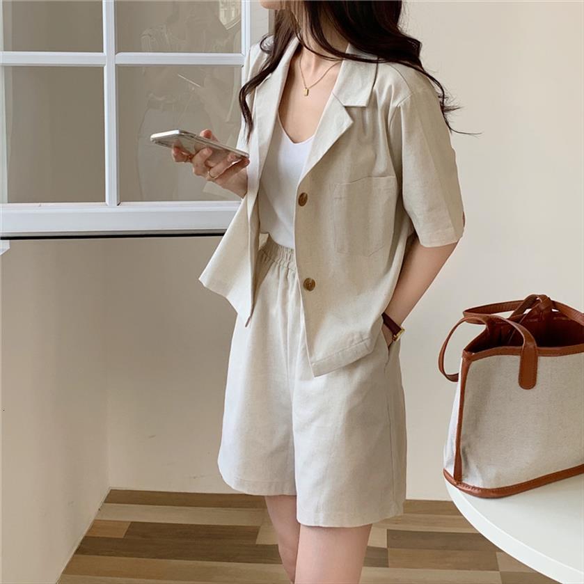summer suit 2 pieces sets women tracksuits short sleeve lackets and elastic waist shorts female casual cotton lining suits, Gray
summer suit 2 pieces sets women tracksuits short sleeve lackets and elastic waist shorts female casual cotton lining suits, Gray