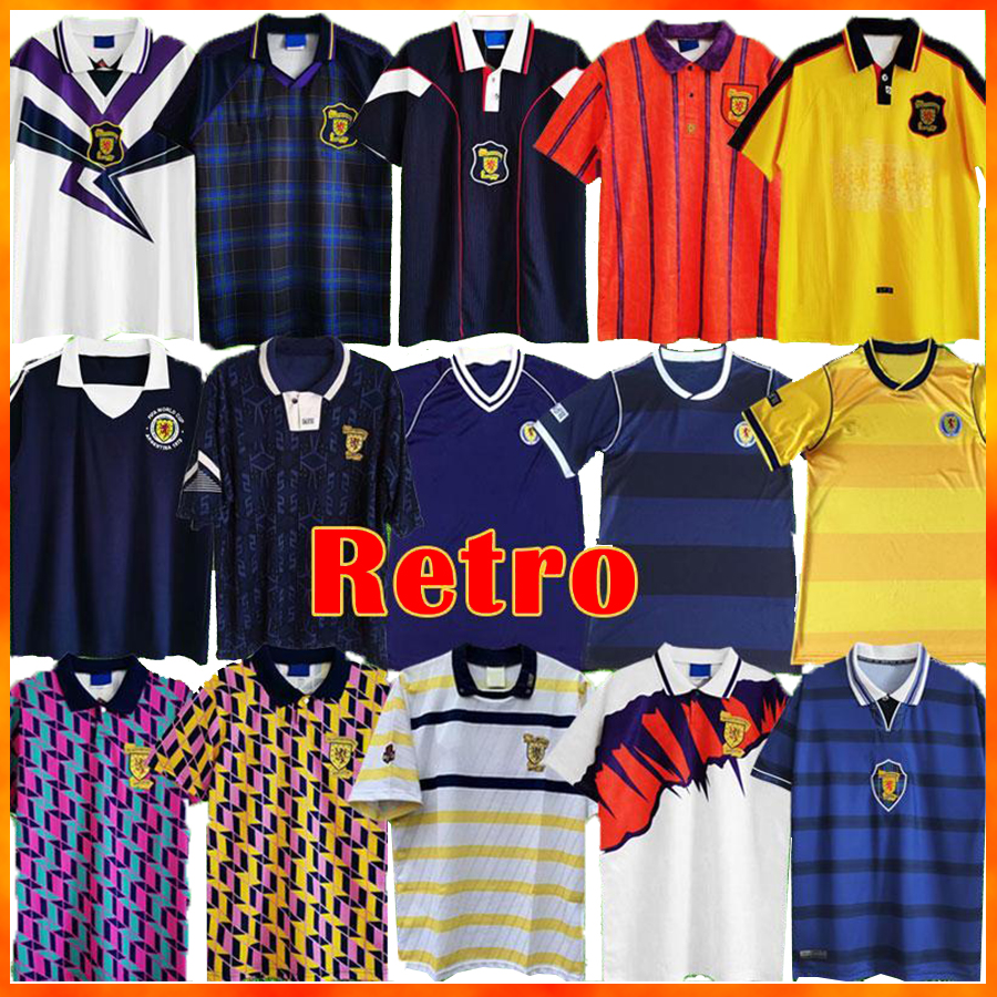 Retro 1982 1986 Soccer Jerseys equipment 1978 1988 1990 1991 1992 1993 1994 1996 1998 2000 classic Vintage SCOTLAND top quality Football Shirt, 1982 home
Retro 1982 1986 Soccer Jerseys equipment 1978 1988 1990 1991 1992 1993 1994 1996 1998 2000 classic Vintage SCOTLAND top quality Football Shirt, 1982 home