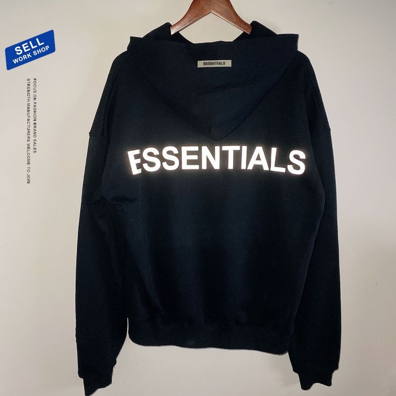 Feel of God fog essentials double line letter Hooded Sweater men's and women's high street couple coat, Black
Feel of God fog essentials double line letter Hooded Sweater men's and women's high street couple coat, Black