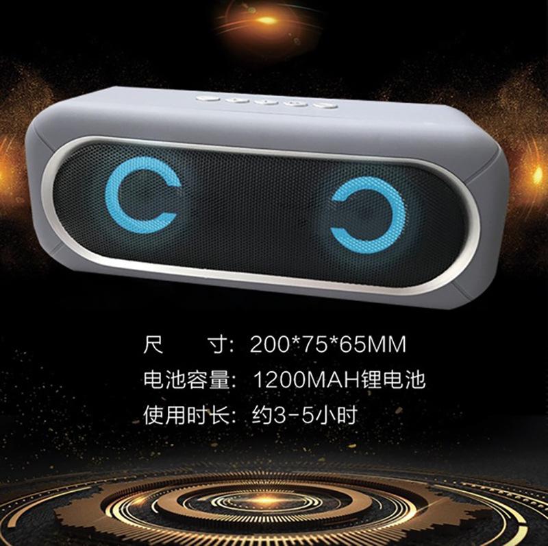 2021 new outdoor overweight subwoofer portable bluetooth speaker card rhythm flashing lights outdoor audio
2021 new outdoor overweight subwoofer portable bluetooth speaker card rhythm flashing lights outdoor audio