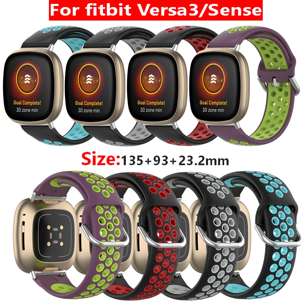 

Replacement Wristband Strap For fitbit Versa 3 Band Silicone Smart Watchband bracelet For fitbit Sense Watch Bands Wrist