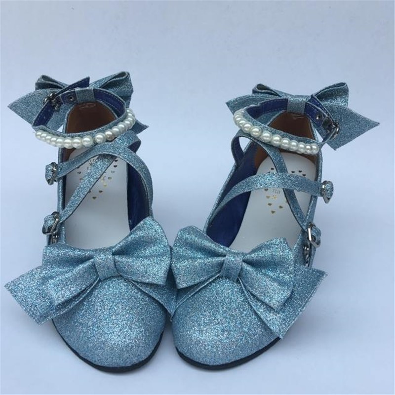 Pearl Bowknot Sweet Loli Girls Kawaii Tea Beautiful Japanese Party Anime Lolita Women's Shoes Harujuku Cosplay Heels 37rx, Heel six.
Pearl Bowknot Sweet Loli Girls Kawaii Tea Beautiful Japanese Party Anime Lolita Women's Shoes Harujuku Cosplay Heels 37rx, Heel six.