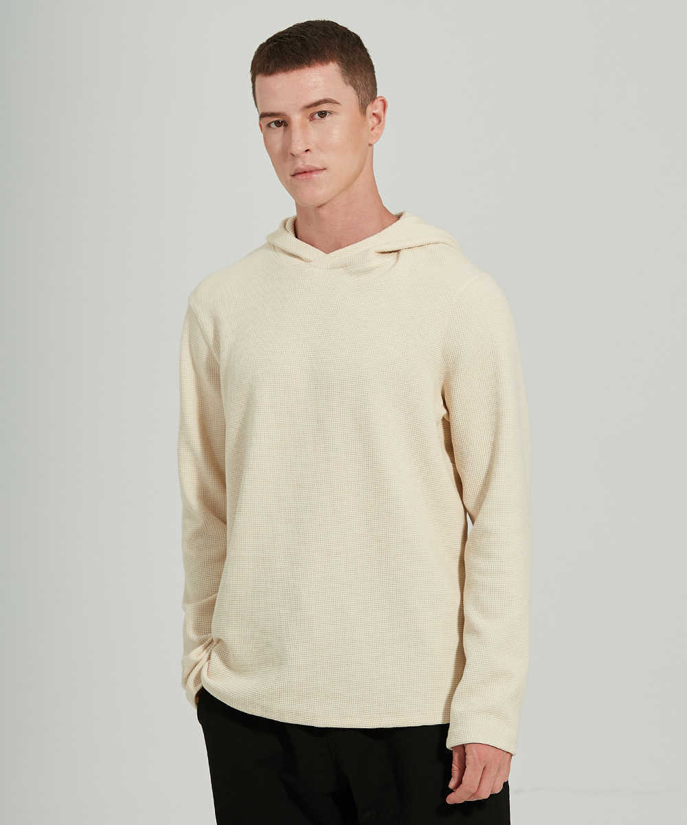 Men's Stitch Sports Hoodie Sweater Solid Color Loose Trend Running Fitness Yoga Top Workout Casual Fashion hooded Coat