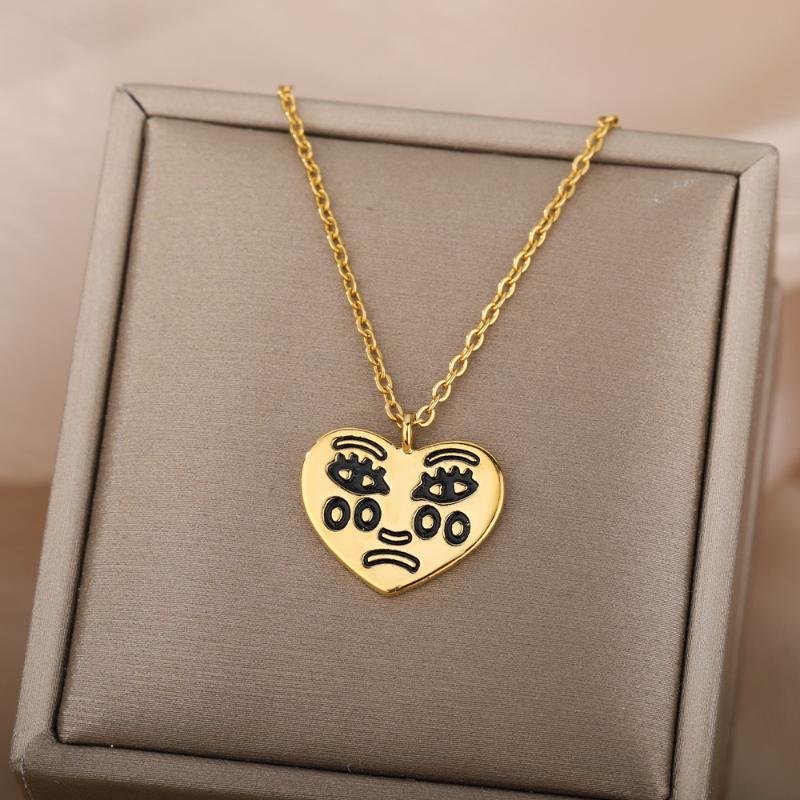 Chokers Goth Cry Sad Face Necklace For Women Men Emo Grunge Choker Necklaces Gold Chain Vintage Jewelry Collier Gift
Chokers Goth Cry Sad Face Necklace For Women Men Emo Grunge Choker Necklaces Gold Chain Vintage Jewelry Collier Gift