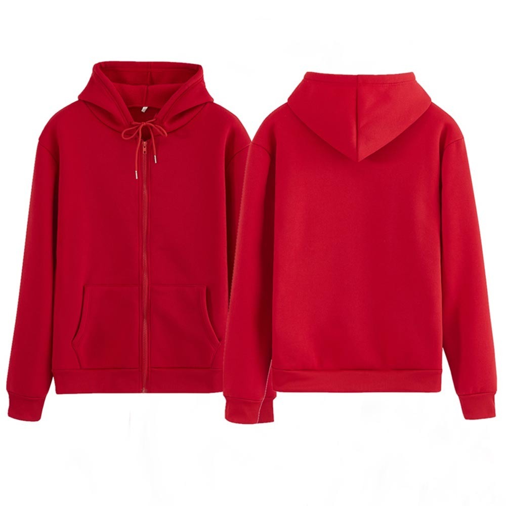 Women Sweatshirt Casual Solid Colors Oversized Full Zip-Up Hoodies Jacket Winter Velvet Thickening Warm Tops Long Sleeve 201212