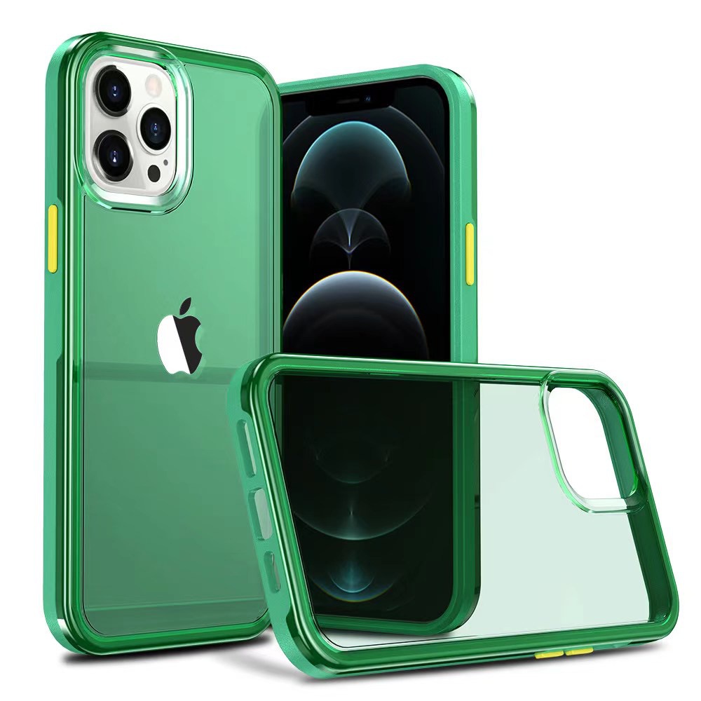 2mm For iPhone 13 Pro Max armor defender case hard plastic acrylic + TPU crystal clear cellphone cases Shockproof Bumper Cover, Mixture of colors
2mm For iPhone 13 Pro Max armor defender case hard plastic acrylic + TPU crystal clear cellphone cases Shockproof Bumper Cover, Mixture of colors