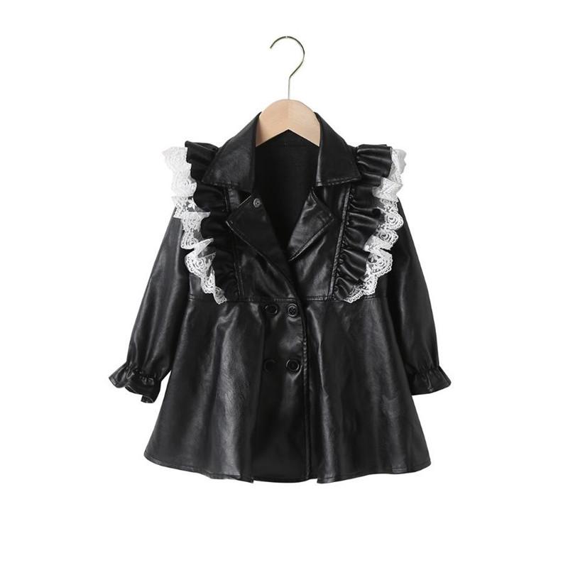Jackets Baby Girls Fashion PU Leather Jacket Children's Clothing Faux Coat Suitable For 2-6 Ys Toddler Kids Outwear Y22, Blue;gray
Jackets Baby Girls Fashion PU Leather Jacket Children's Clothing Faux Coat Suitable For 2-6 Ys Toddler Kids Outwear Y22, Blue;gray