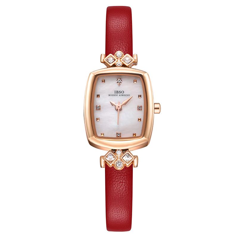 Wristwatches Fashion Luxury Women Clock Dial Quartz Watch Unique Designer Red Strap Leather Waterproof Gift For Girlfriend
Wristwatches Fashion Luxury Women Clock Dial Quartz Watch Unique Designer Red Strap Leather Waterproof Gift For Girlfriend