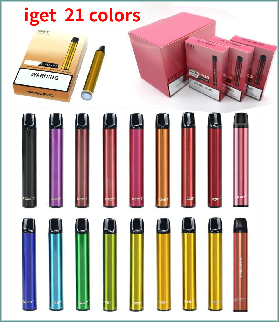 Iget shion Disposable vape e cigarette starter kit Device 600 Puff 400mAh Battery 2.4ml Prefilled Portable Stick Pen 100% Original vapors wholesale
Iget shion Disposable vape e cigarette starter kit Device 600 Puff 400mAh Battery 2.4ml Prefilled Portable Stick Pen 100% Original vapors wholesale