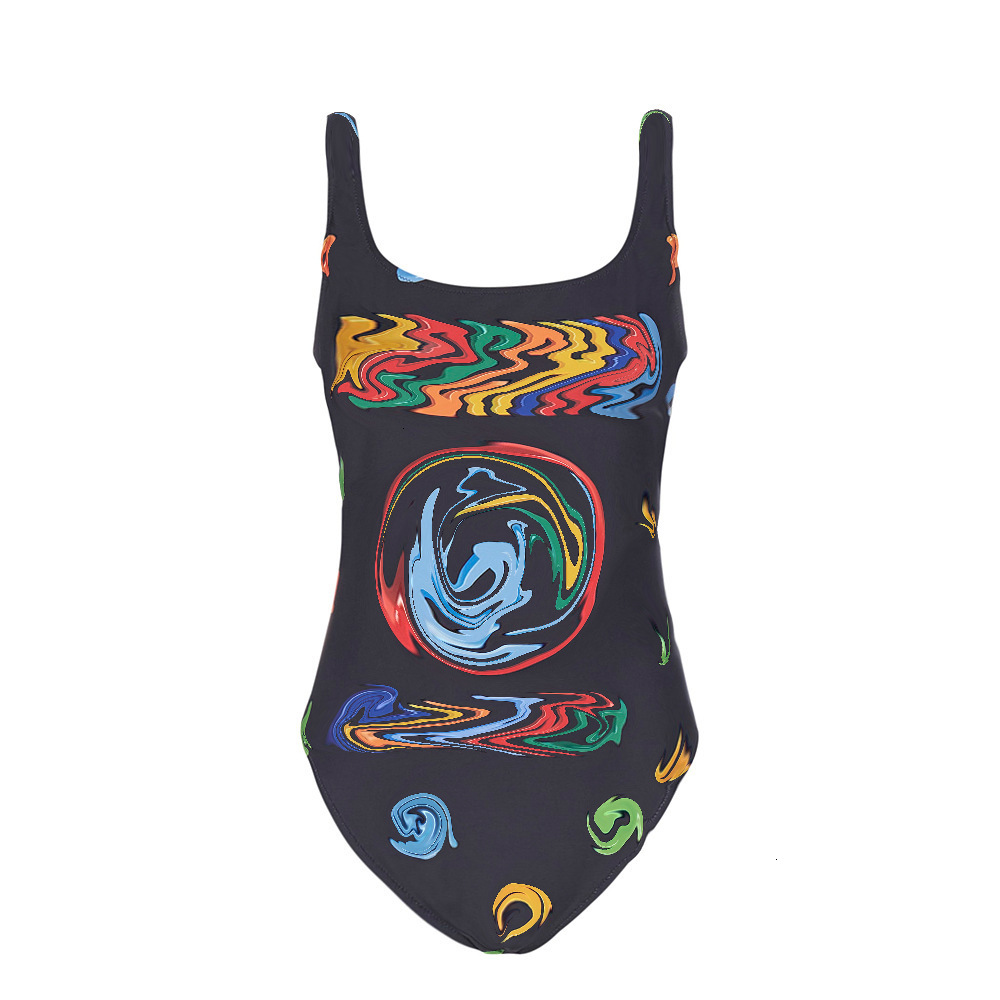 2021 new one-piece swimsuit one-shoulder creative letter printed halter bikini091, Picture color
2021 new one-piece swimsuit one-shoulder creative letter printed halter bikini091, Picture color