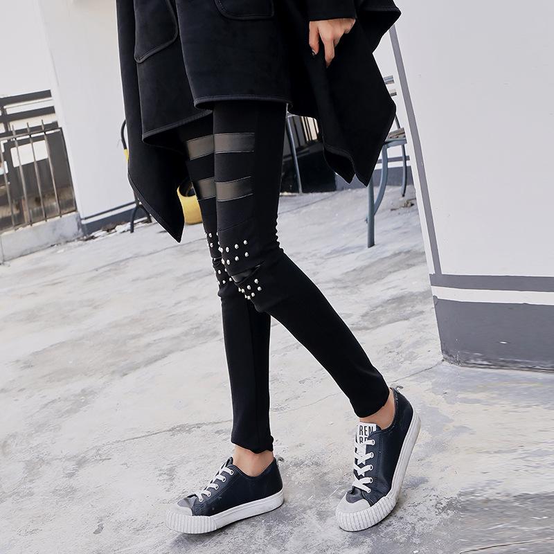 Women's Pants & Capris Korea 2021 Spring High Waist Rivets Skinny Women Street Fashion Temperament Slim Was Thin Trousers Tide Y142, Black
Women's Pants & Capris Korea 2021 Spring High Waist Rivets Skinny Women Street Fashion Temperament Slim Was Thin Trousers Tide Y142, Black